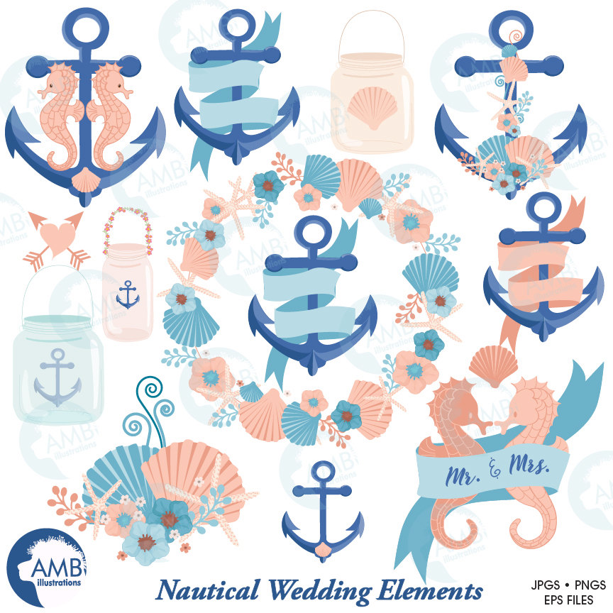 nautical clipart beach themed