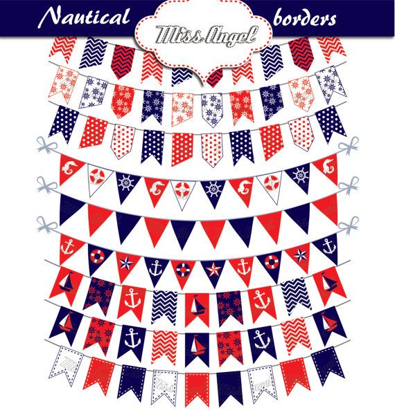 nautical clipart bunting