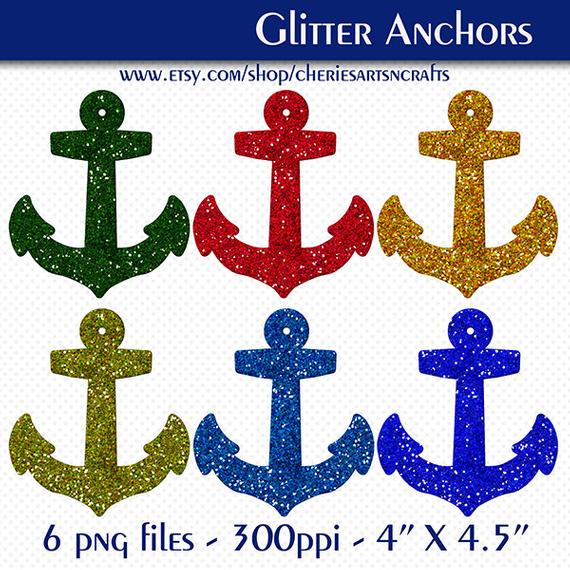 nautical clipart glitter