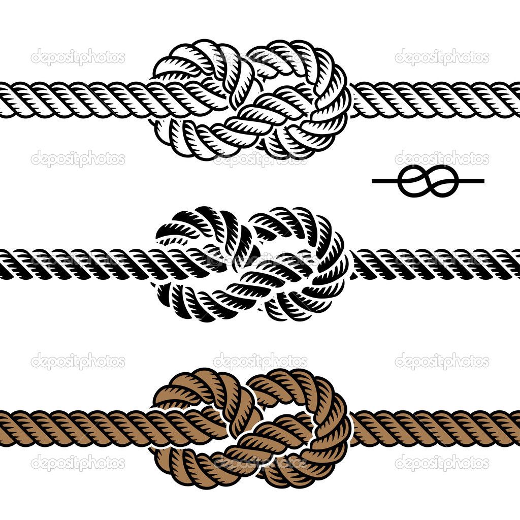 Pin on symbolic tattoo. Nautical clipart knot rope