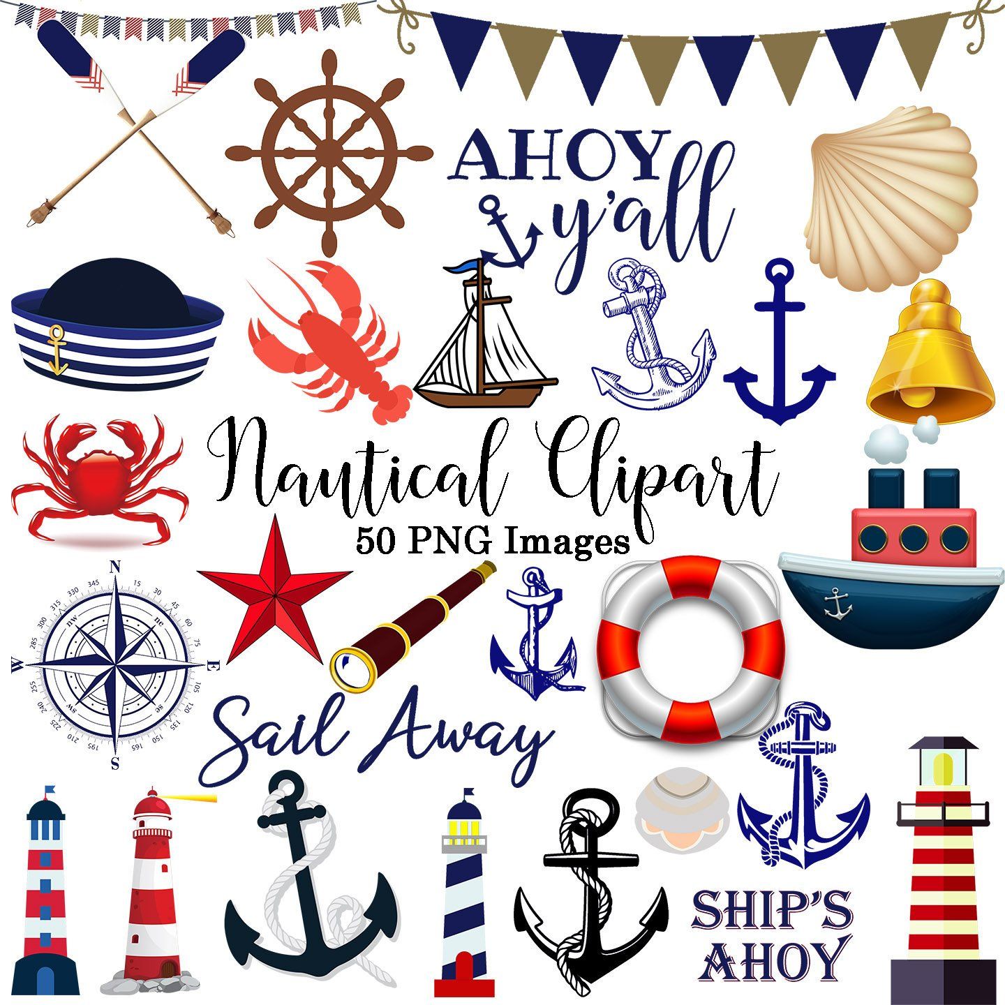 nautical clipart number 1