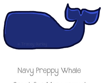 nautical clipart preppy whale