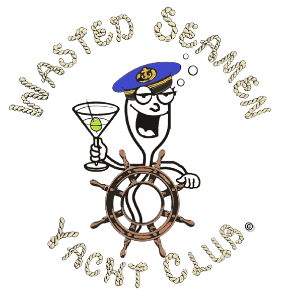 Wasted seamen yacht club. Sailor clipart seaman