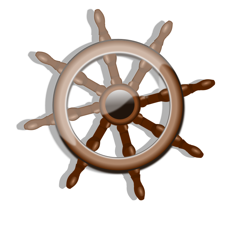 Rudder medium image png. Nautical clipart wheel