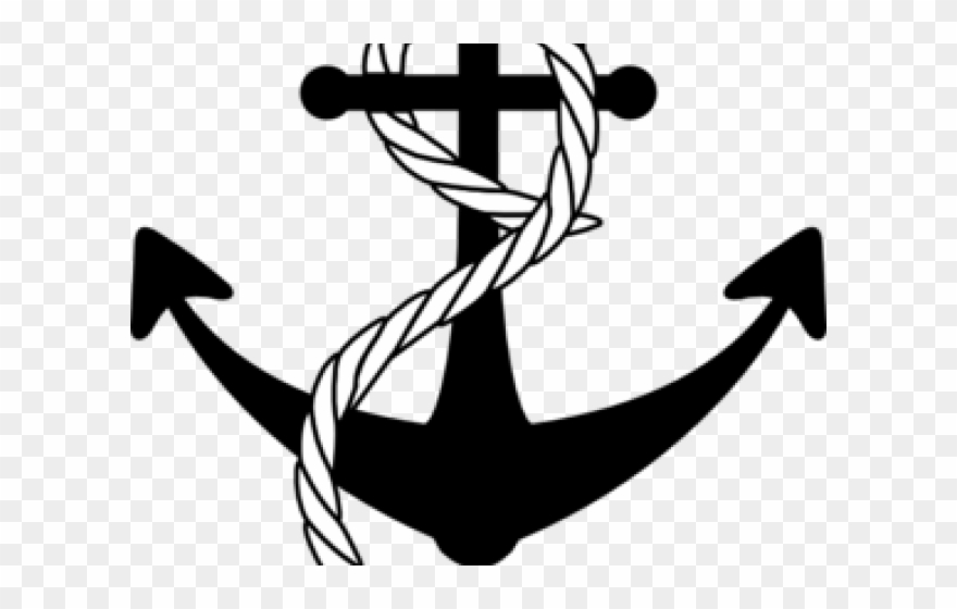 navy clipart anchor rope