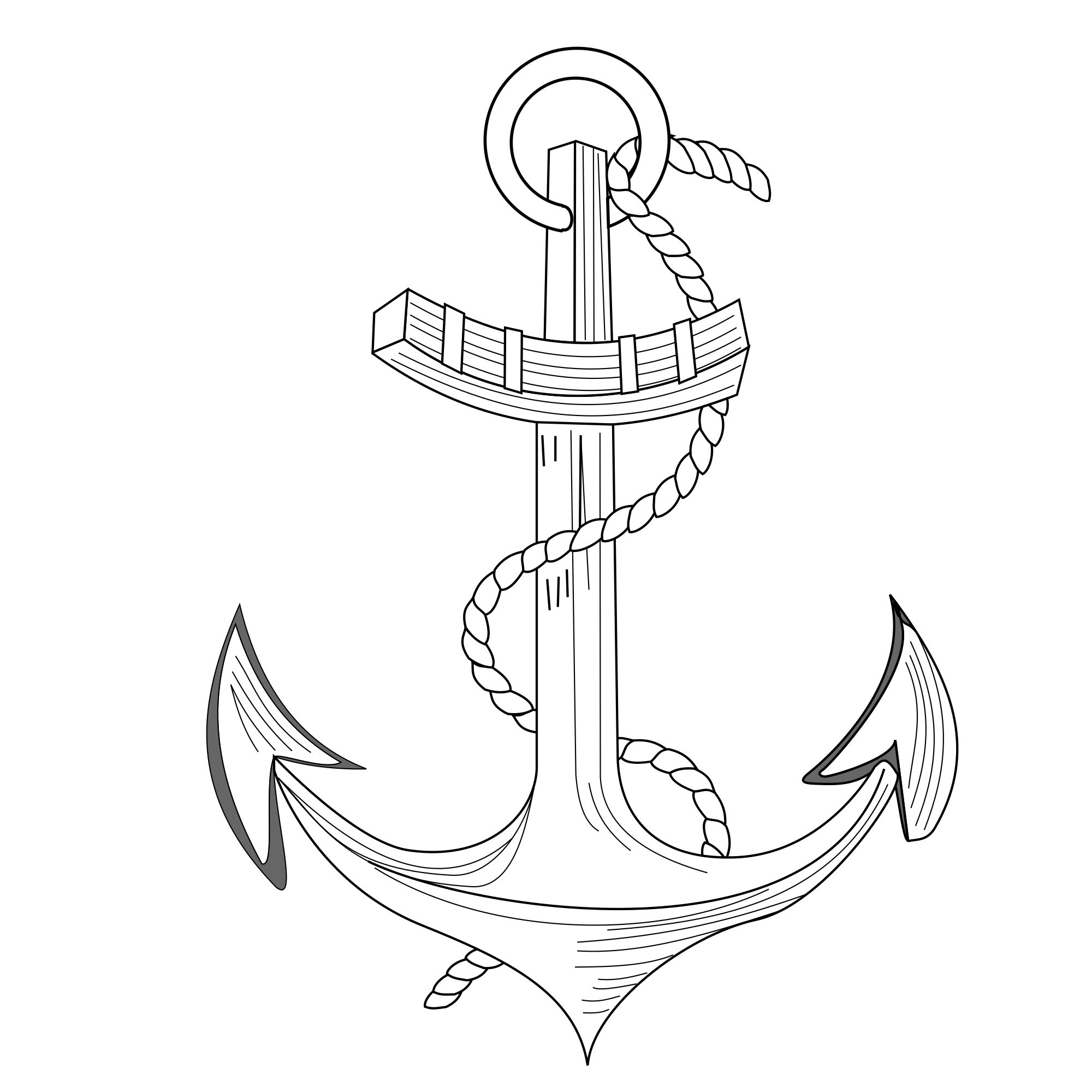 Navy clipart anchor rope, Navy anchor rope Transparent FREE for