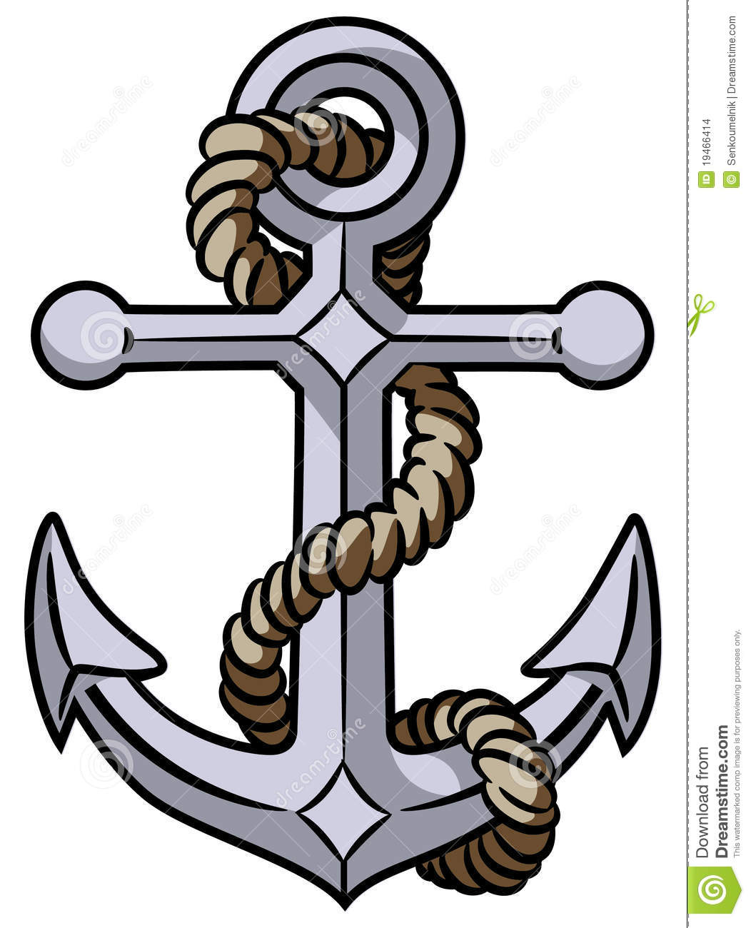 navy clipart anchor rope