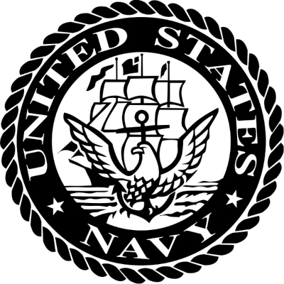 navy clipart black and white