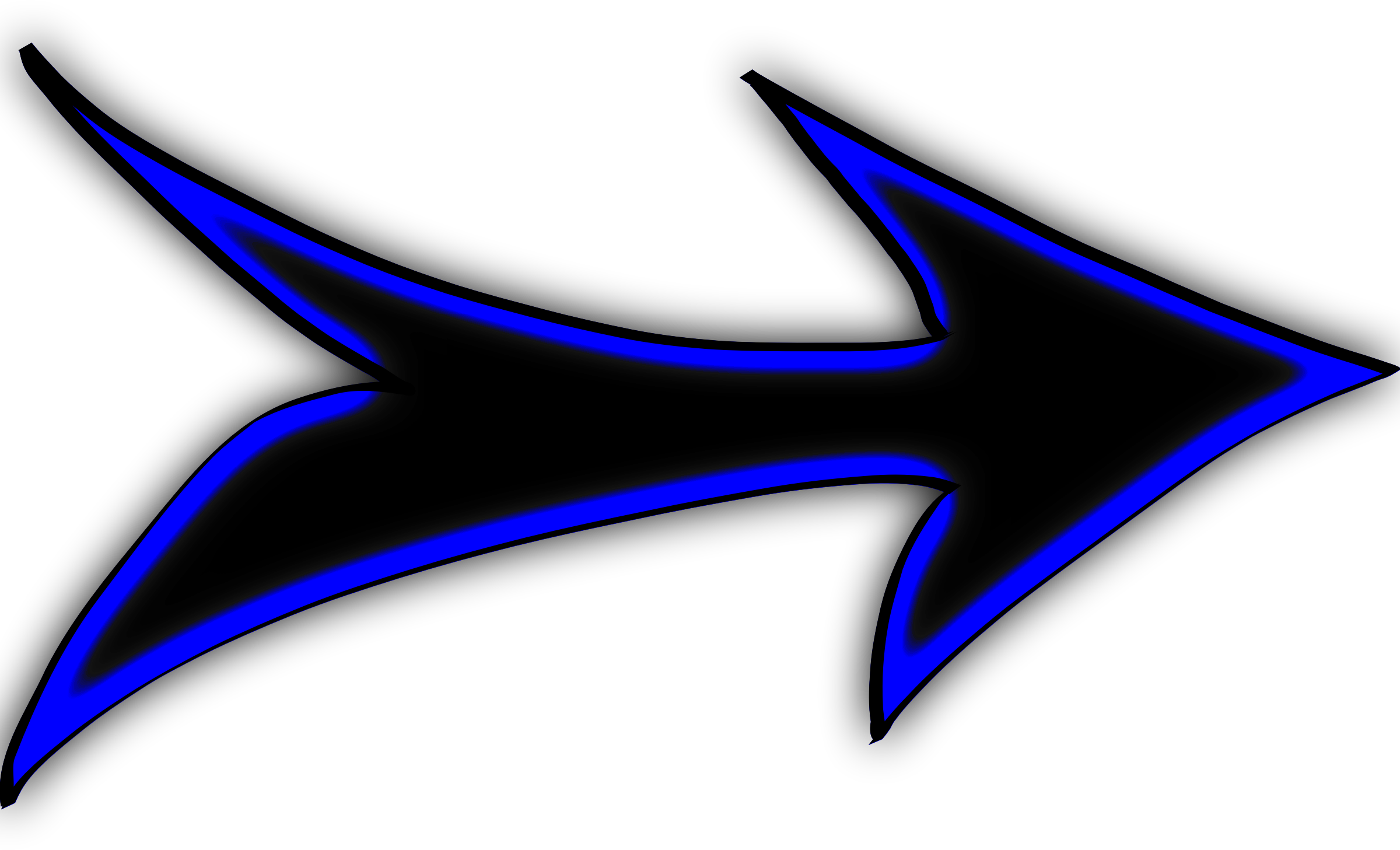 navy clipart blue arrow
