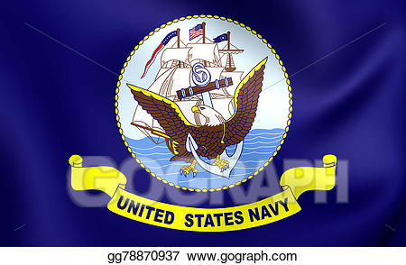 Navy clipart drawing. United states flag 