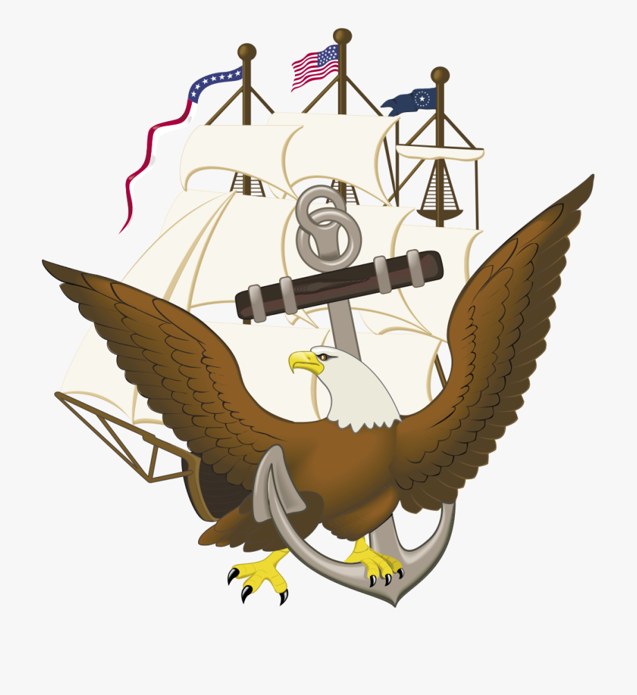 navy clipart eagle