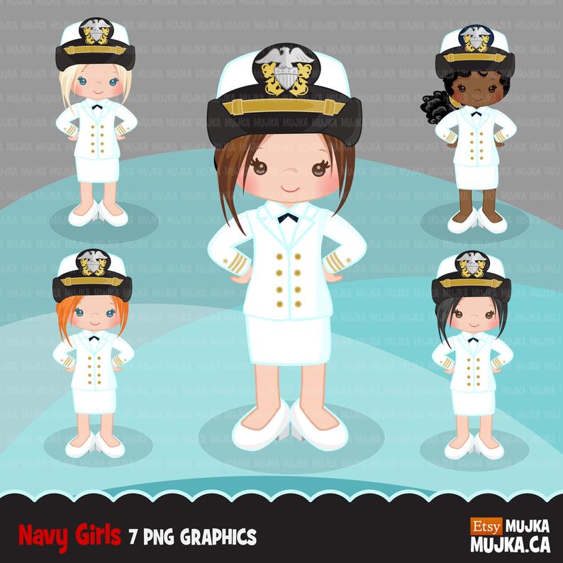 navy clipart girl navy