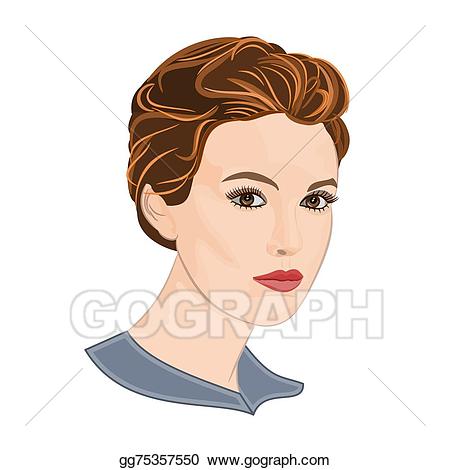 neck clipart girl short hair