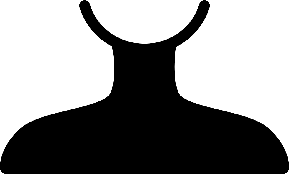 Svg png icon free. Neck clipart human neck