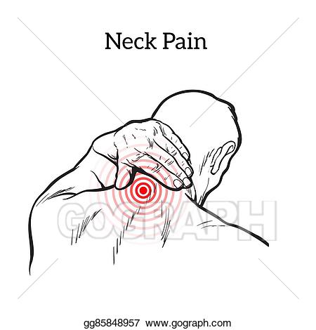 neck clipart sore muscle