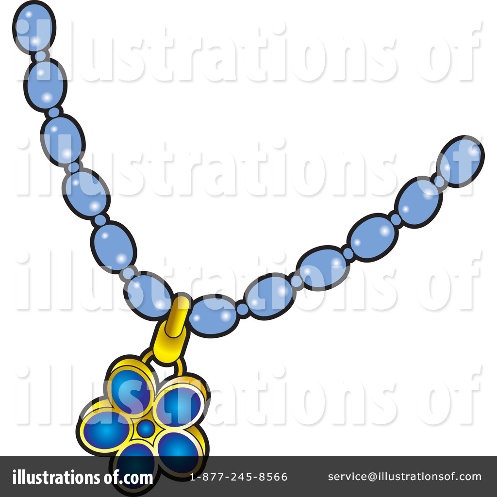 Necklace clipart. Illustration by lal perera