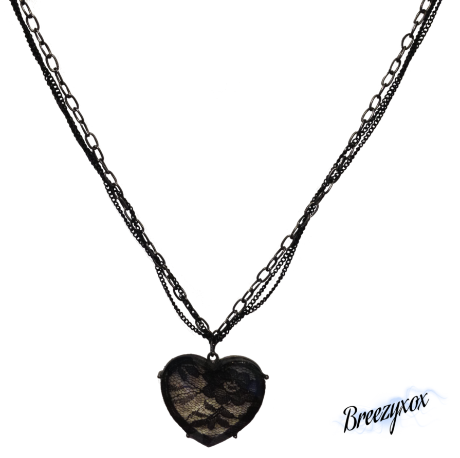 necklace clipart broken heart