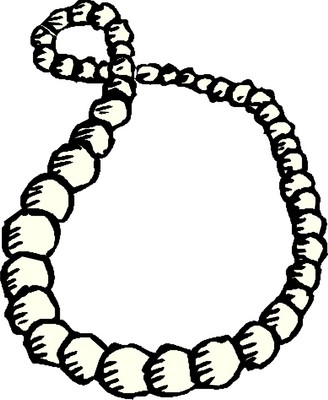 necklace clipart drawing