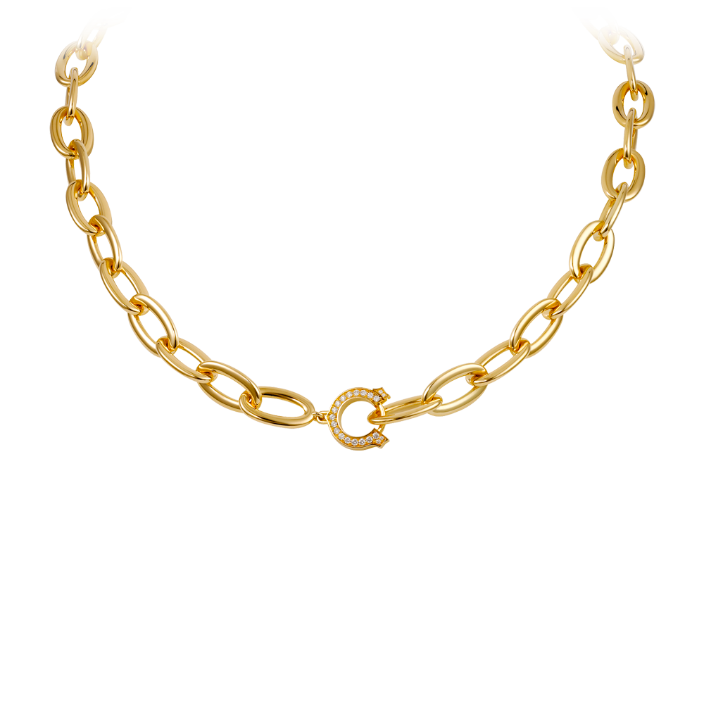 Modren gangster gold chain. Necklace clipart gangsta