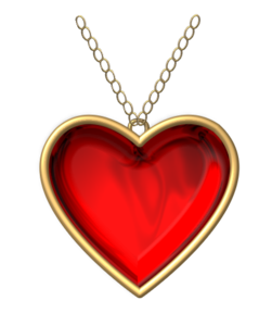 necklace clipart heart necklace