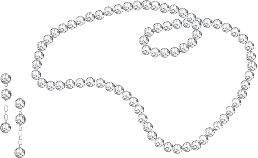 Pearl clipart silver necklace. Diamond and earrings png