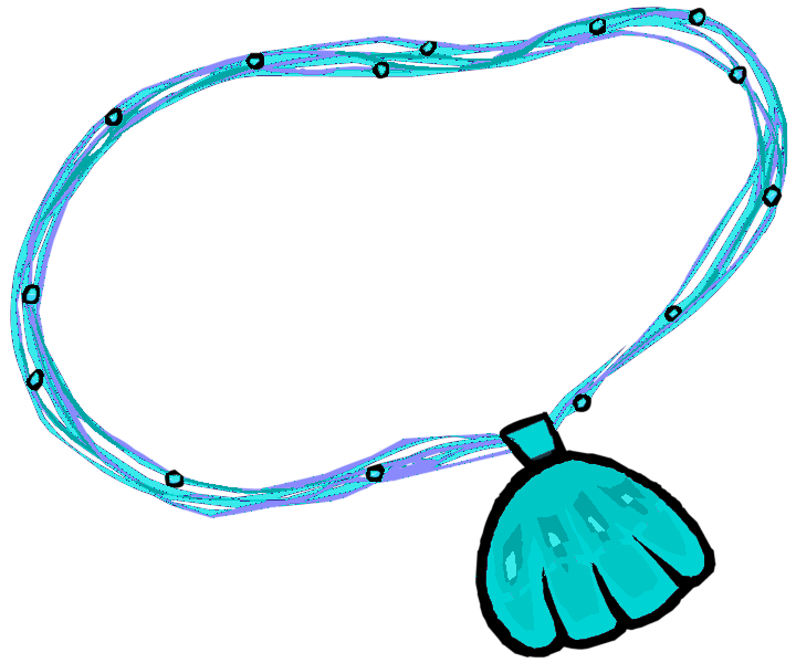 necklace clipart necklace shell