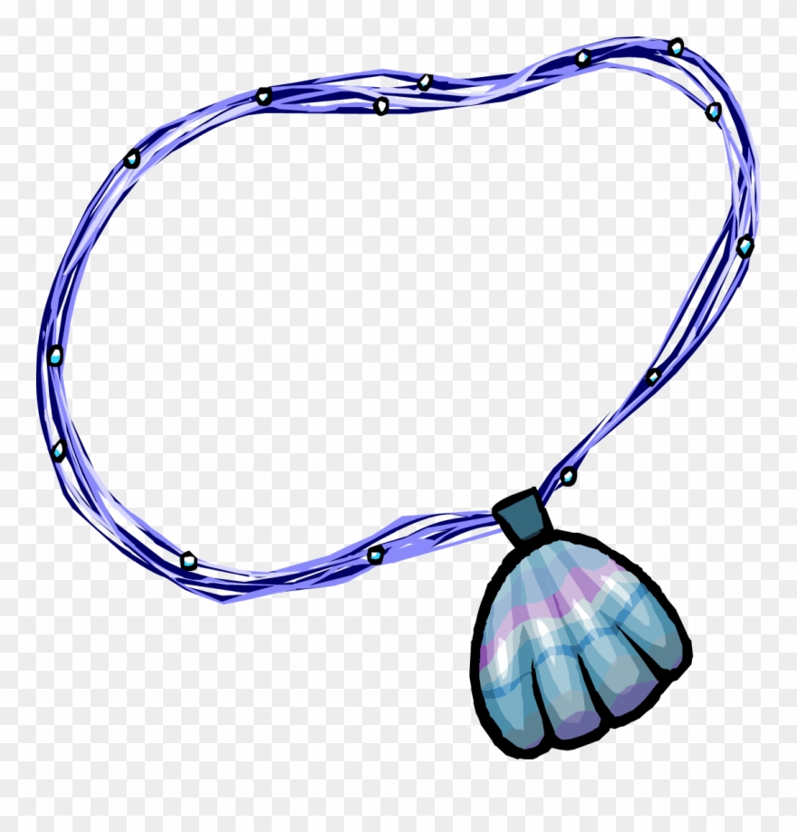 Necklace clipart necklace shell. Club penguin wiki fandom