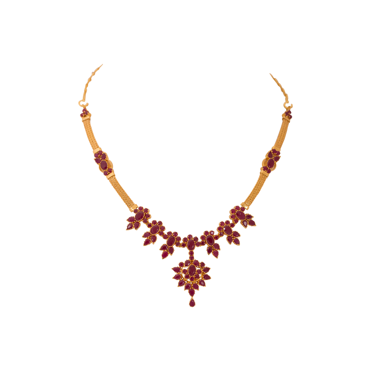 Ruby necklaces sumptuous design. Necklace clipart neckline