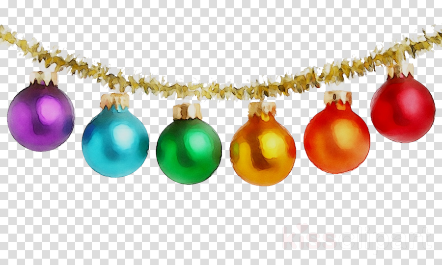 Necklace clipart ornament. Christmas and new year