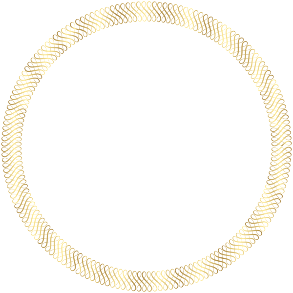 necklace clipart round gold