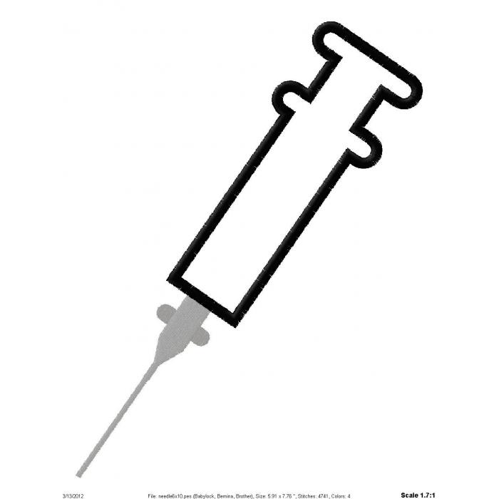 needle clipart hypodermic needle