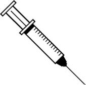 syringe clipart cartoon