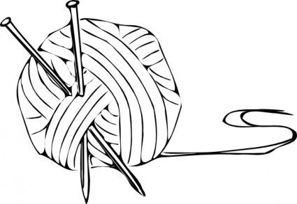 needle clipart line drawing