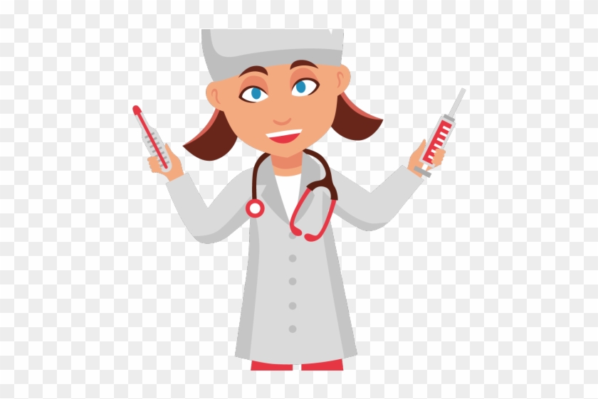 Nurse cartoon hd png. Needle clipart nursing