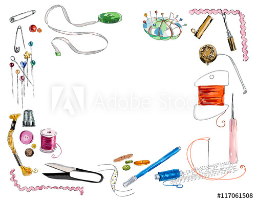 needle clipart sewing kit