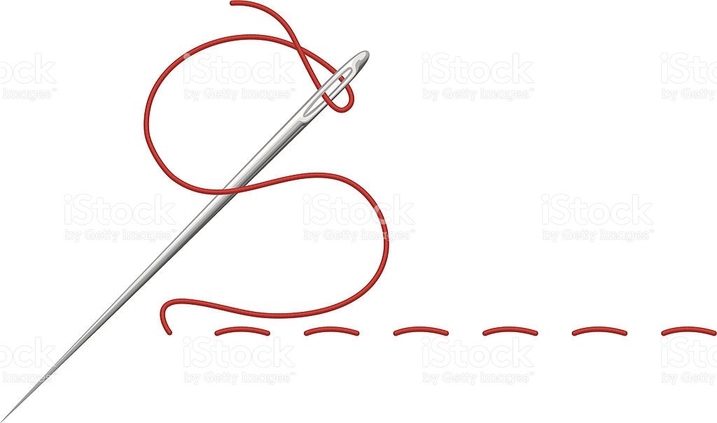 needle clipart sewing stitch