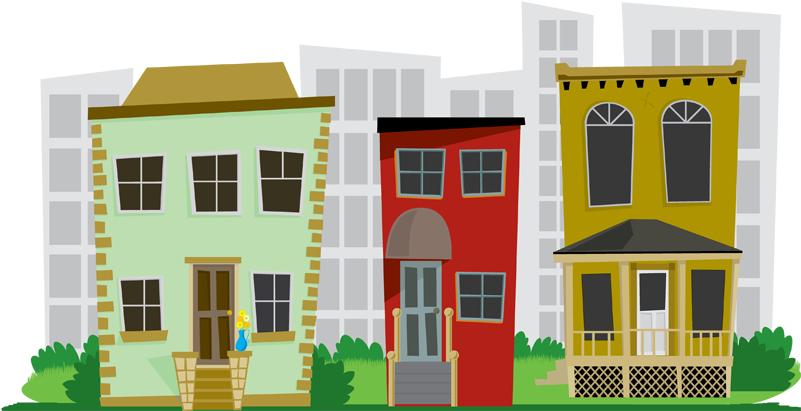 Neighborhood clipart cartoon, Neighborhood cartoon Transparent FREE for