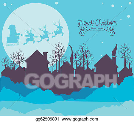 Eps illustration on the. Neighborhood clipart christmas