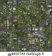 Neighborhood clipart housing society. Stock illustrations royalty free