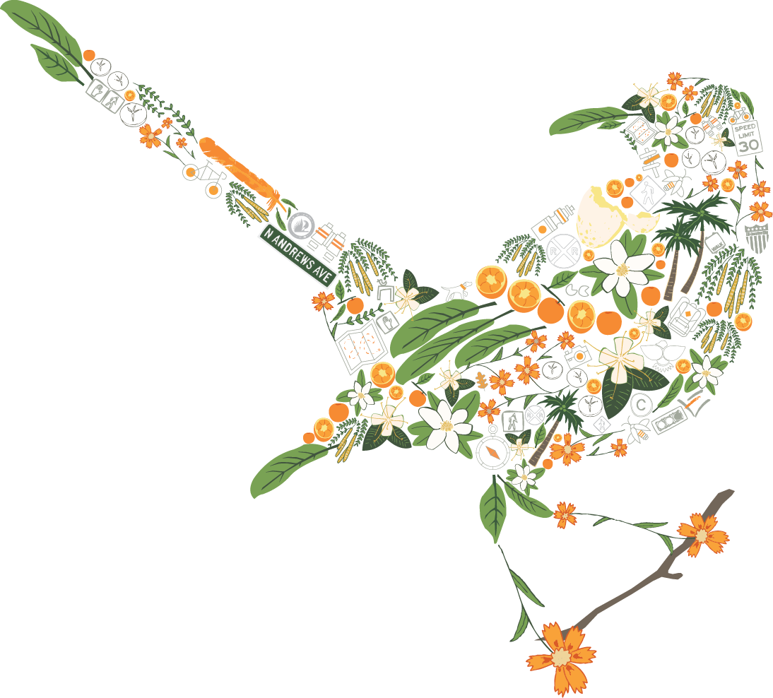 Mockingbird trail fort lauderdale. Neighborhood clipart village