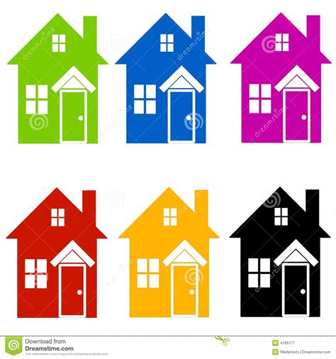 Neighbors clipart colourful house, Neighbors colourful house ...
