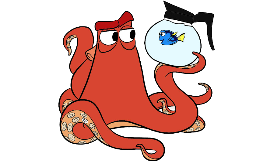 octopus clipart dory