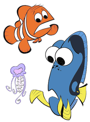 nemo clipart sad