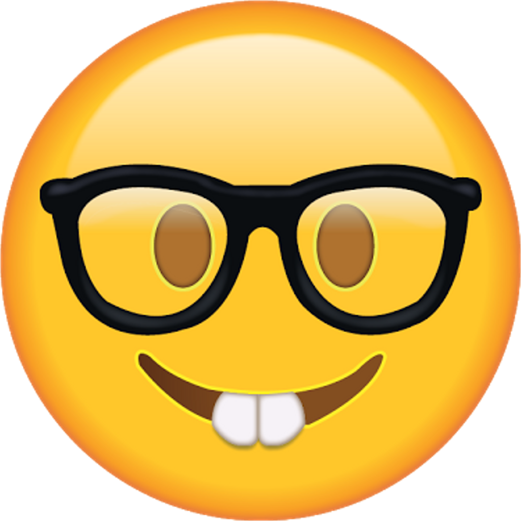 nerd clipart emoji