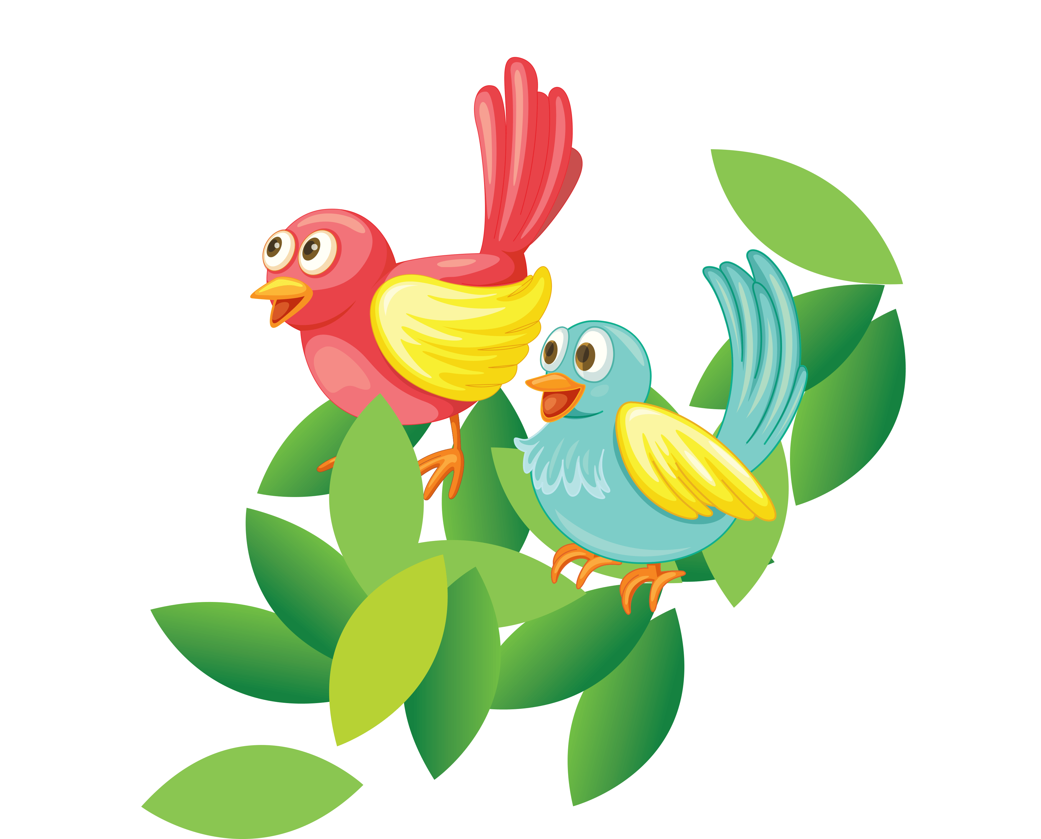 nest clipart bird family