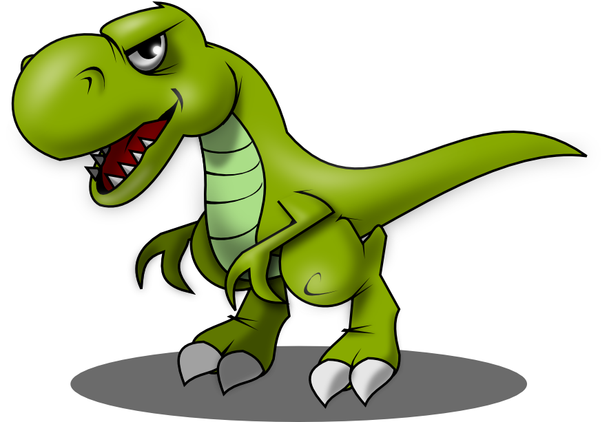 trex clipart animated