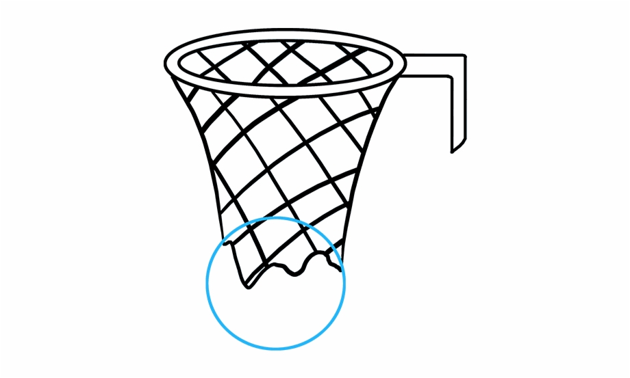 Net clipart drawing. How to draw basketball