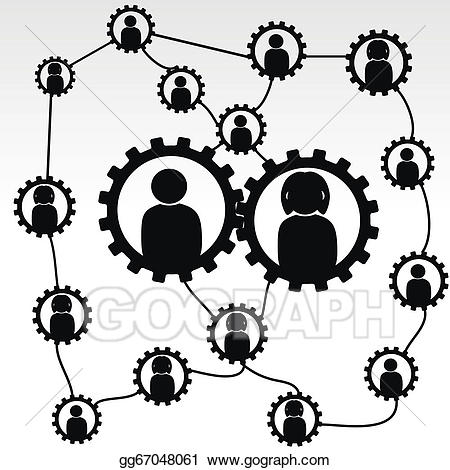 network clipart connection