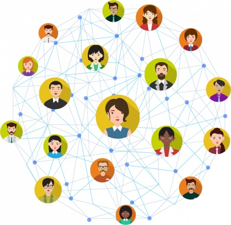 network clipart human connection