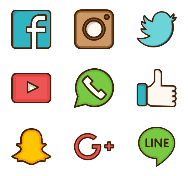 network clipart social media